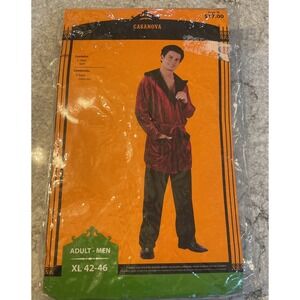 Cassanova Smoking Robe Hugh Hefner Jacket Robe Mens Halloween Costume XL